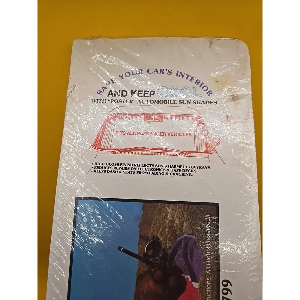 ALF Sun Shade Celebrity Alien Car Auto Accordion Screen RARE VINTAGE 1988 NEW!!! - Picture 6 of 9